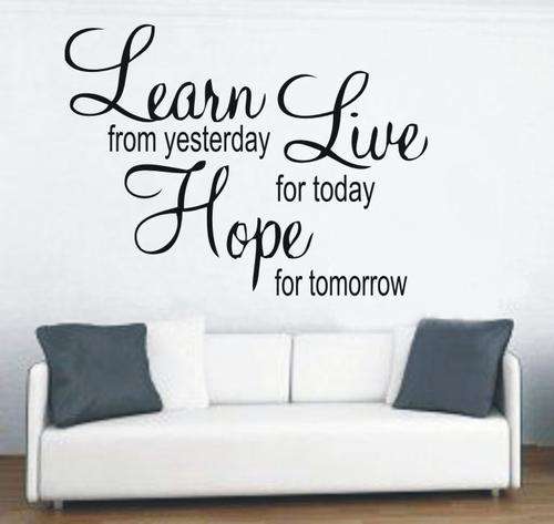 WALL DECAL - LEARN LIVE HOPE