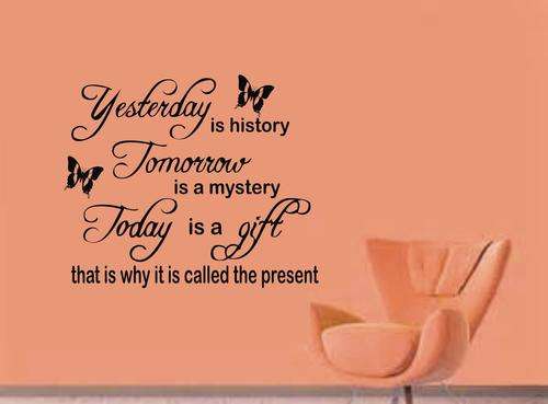 WALL DECAL - PRESENT