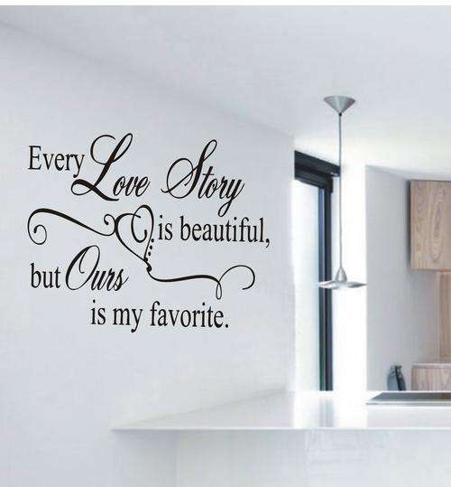 VINYL DECAL - LOVE STORY