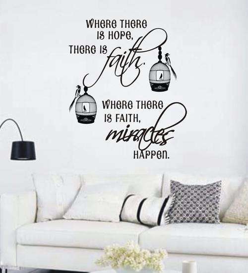 VINYL DECAL- MIRACLES HAPPEN