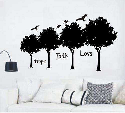 VINYL DECALS - HOPE FAITH LOVE