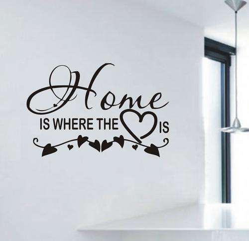 VINYL DECAL - HOME HEART
