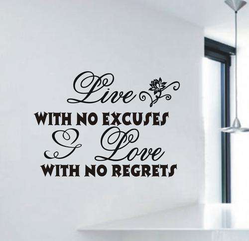VINYL DECAL - REGRETS