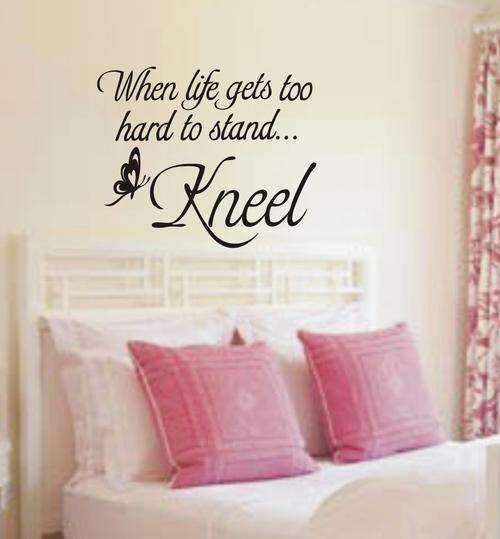 VINYL DECAL - KNEEL