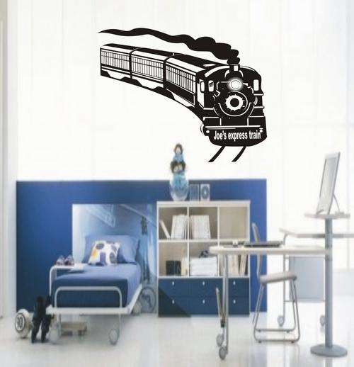 WALL DECAL- 1. M TRAIN PERSONALISED