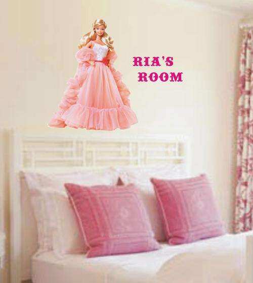 VINYL DECAL - DOLL CAN BE PERSONALISED WITH YOUR OWN NAME