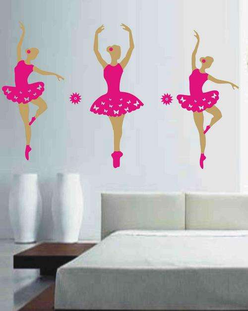 VINYL DECAL - 3 BALLERINAS