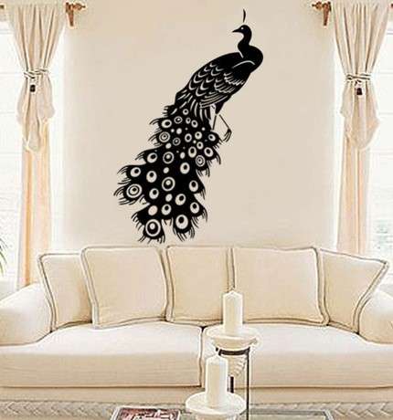 VINAL DECAL PEACOCK
