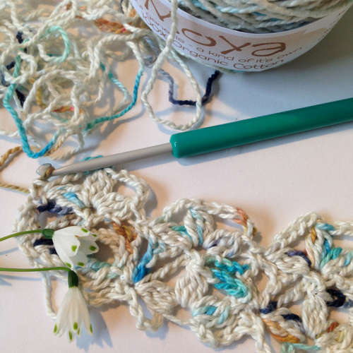 *CLEARANCE SALE* Moya CONFETTI 100% Cotton Double Knit - TOPAZ