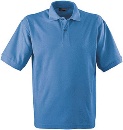 US Basic Boston Golf Shirt - Mens - Light Blue