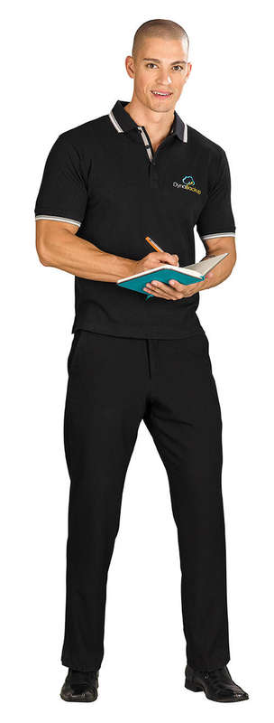 US Basic City Golf Polo Shirt - Mens - Black