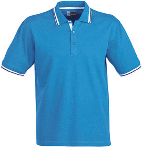 US Basic City Golf Polo Shirt - Mens - Blue