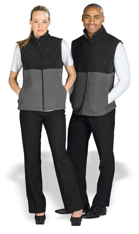 US basic Benneton Zip-off Fleece Jacket