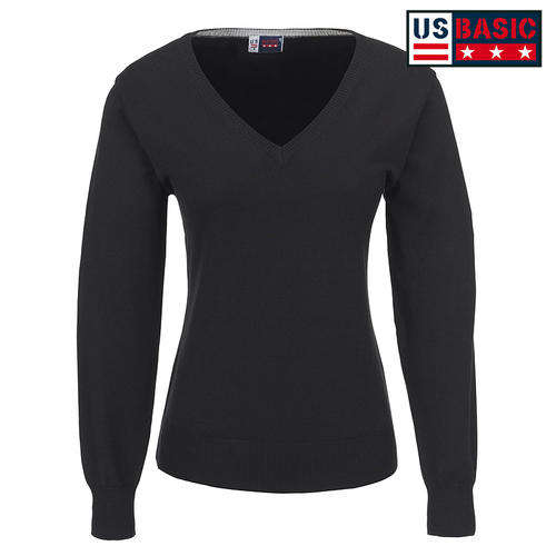 Trenton Ladies V-Neck Long Sleeve Sweater