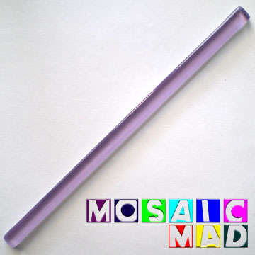 **SPECIAL** Crystal Glass Mosaic Tile Rod: LILAC 200mm x 10mm x 4mm