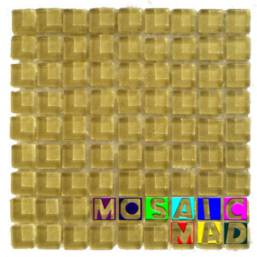*81* Crystal Glass Mosaic Tiles: STARDUST 10mm x 10mm x 4mm