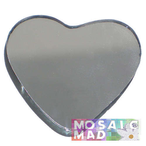 1 Mosaic Insert: HEART MIRROR 36mm x 3mm