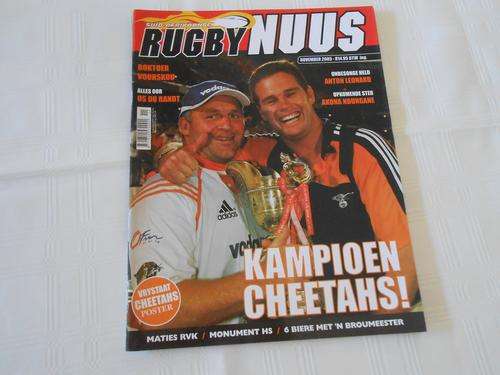 RUGBY NUUS TYDSKRIF