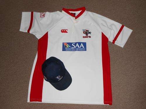 CATS RUGBY JERSEY WITH 2 FLAGS AND A CAP