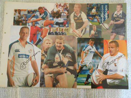 SIGNED COLLAGE OF MEYER BOSMAN