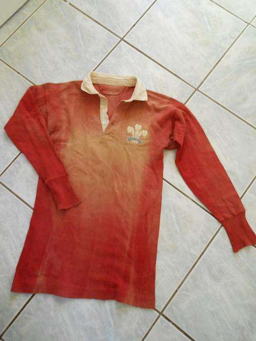 WALES MATCH WORN JERSEY