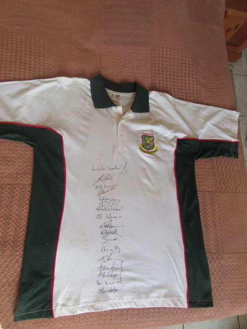 2002/03 BANGLADESH SIGNED CRICKET GOLF SHIRT