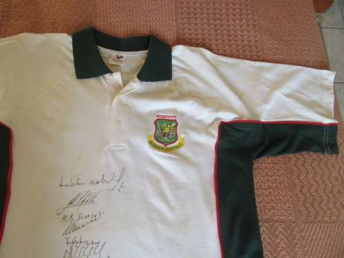 2002/03 BANGLADESH SIGNED CRICKET GOLF SHIRT