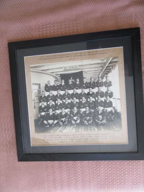 ORIGINAL 1951/52 SPRINGBOK TEAM PHOTO