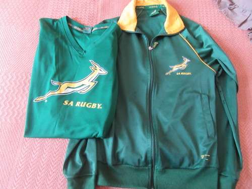 SPRINGBOK TRACK TOP AND T-SHIRT