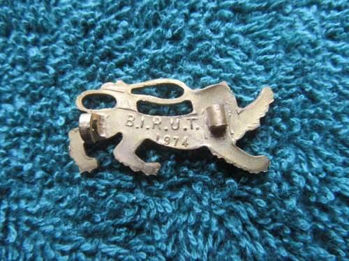 1974 BRITISH LIONS PIN BADGE
