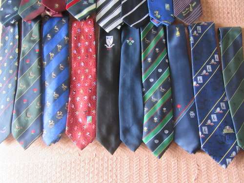 18 RUGBY TIES - ALL FOR ONE BID