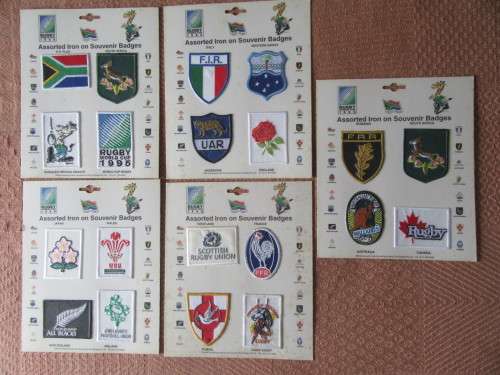 1995 RUGBY WORLD CUP CLOTH BADGES