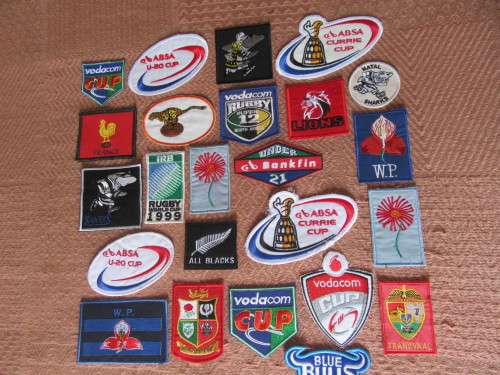 24 RUGBY CLOTH BADGES