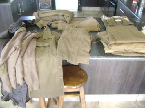 JOB LOT MILITARY CLOTHING