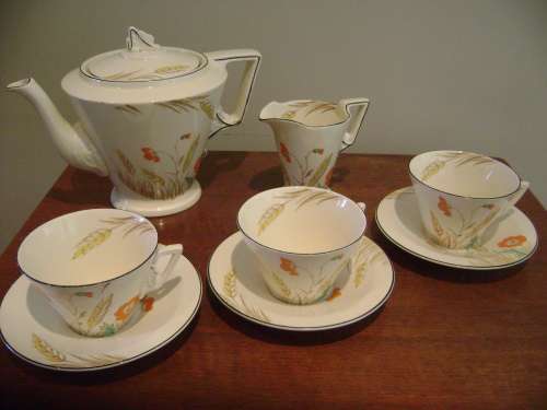 8 PIECE BURLEIGH WARE - ZENETH - MADE IN ENGLAND