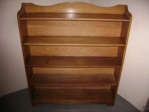 THIS SOLID OLD BOOKCASE IN VERY GOOD CONDITION.