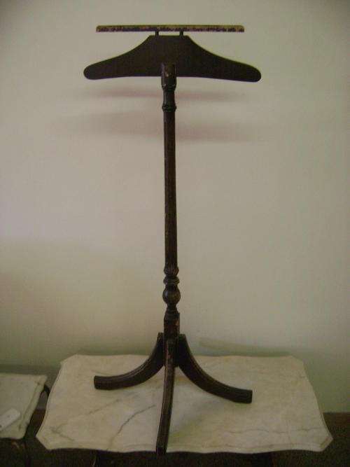 VERY OLD COAT STAND - SOLID BUT NEEDS TO BE SANDED DOWN AND OILED