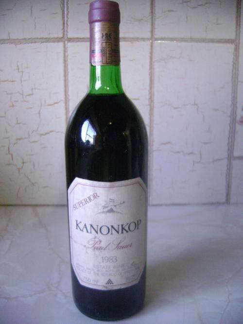 Collector's Wine - KANONKOP (PAUL SAUER) - Vintage 1983