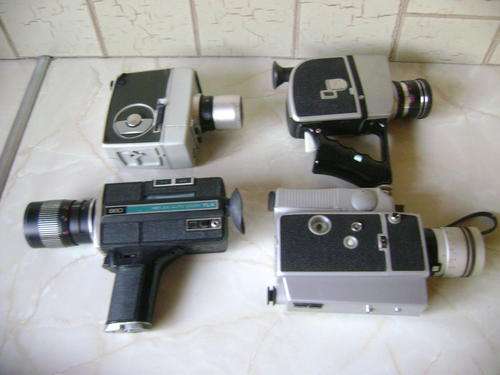 4X OLD VIDEO CAMERAS IN GOOD CONDITION