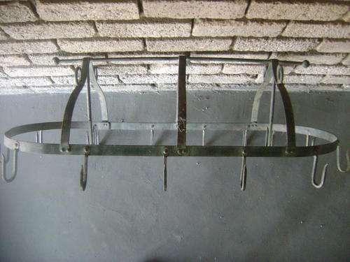 OLD CEILING HANGING POT HOLDER MADE OF STEEL