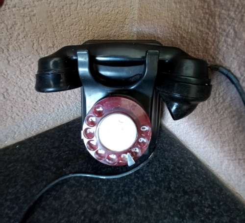 VINTAGE WALL HANGING TELEPHONE - SOUTH AFRICAN PATENT