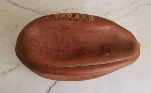 2 x Vintage Genuine Leather Invinsible `Super Springbok` Rugby Balls - One Lot
