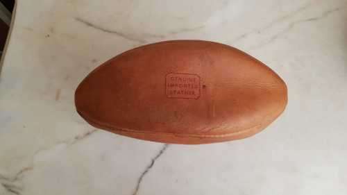 2 x Vintage Genuine Leather Invinsible `Super Springbok` Rugby Balls - One Lot