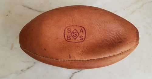 2 x Vintage Genuine Leather Invinsible `Super Springbok` Rugby Balls - One Lot