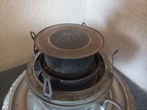VINTAGE MILLER PARAFFIN LAMP MADE IN TGHE U.S.A.