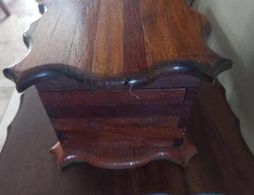 OLD JEWELERY BOX MADE OF SIOLID WOOD