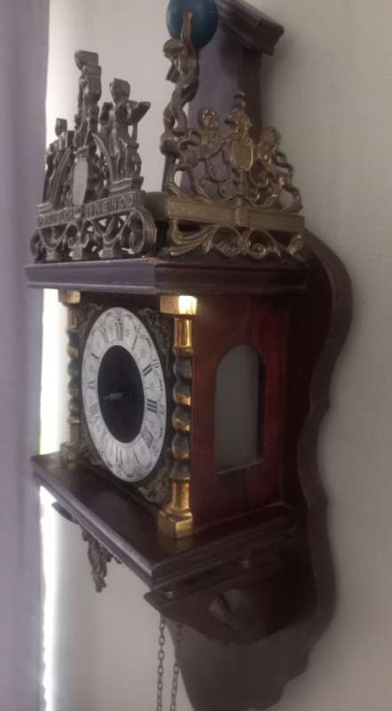 VINTAGE WALL HANGING CLOCK - FRANZ MERLIN MADE IN WEST GERMANY
