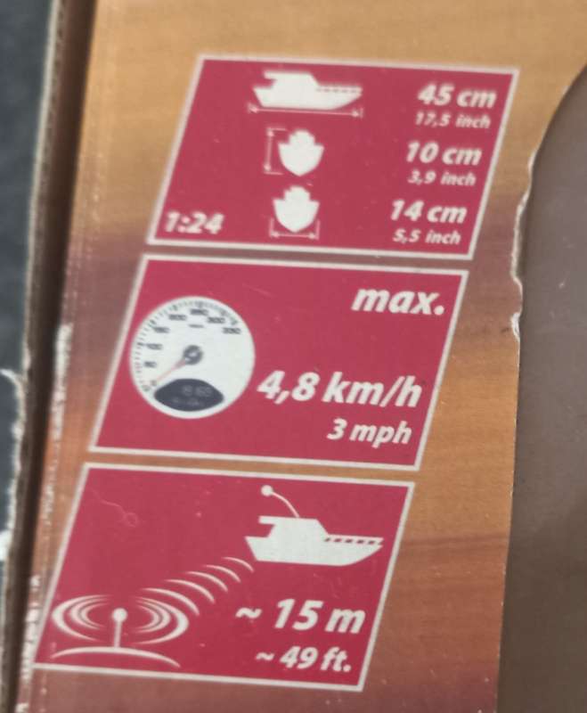 BELLA LUISA RADIO CONTROL BOAT