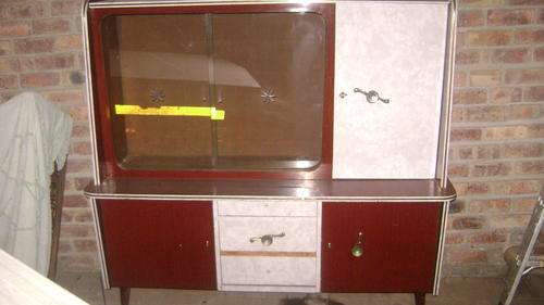 Old 1960's display cabinet
