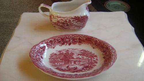 GRINDLEY SAUCE BOWL AND PLATE!!